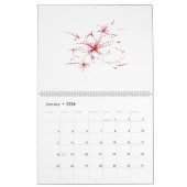 punt Orangy Red, Cyaan en Magenta Kalender (Jan 2026)