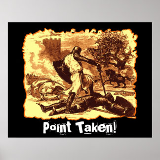 Punt overgenomen. poster