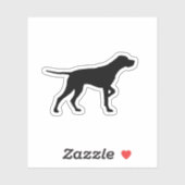 Punt Pointer Hond Sticker (Vel)