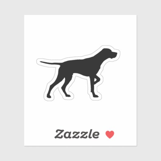 Punt Pointer Hond Sticker (Vel)