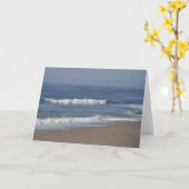 Punt Reyes Beach - Wenskaart Kaart (Gele Bloem)