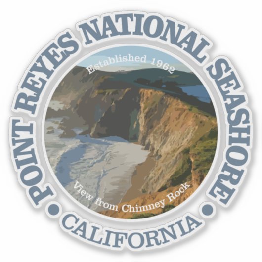 Punt Reyes NS Sticker (Voorkant)