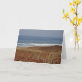 Punt Reyes Waves - Wenskaart Kaart (Gele Bloem)