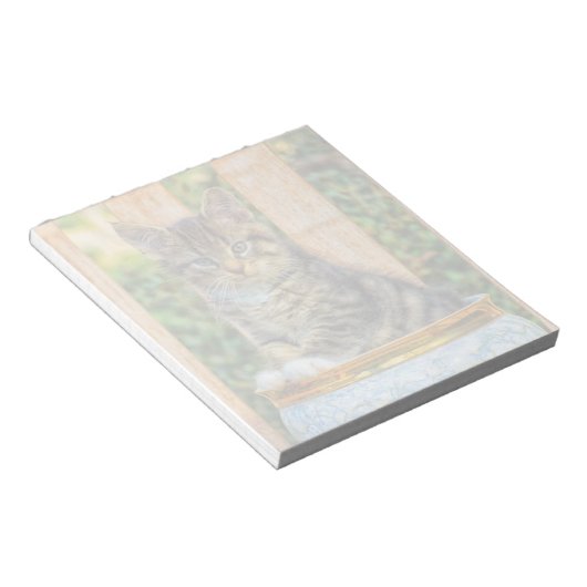 Punt van Baby Kitten Notitieblok (Schuin)