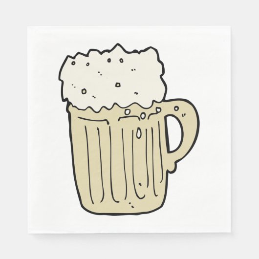 punt van bier servet (Voorkant)