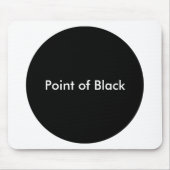 Punt van Zwart Muismat (Voorkant)