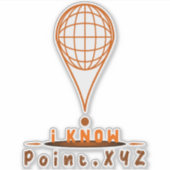 Punt XZY Sticker (Voorkant)