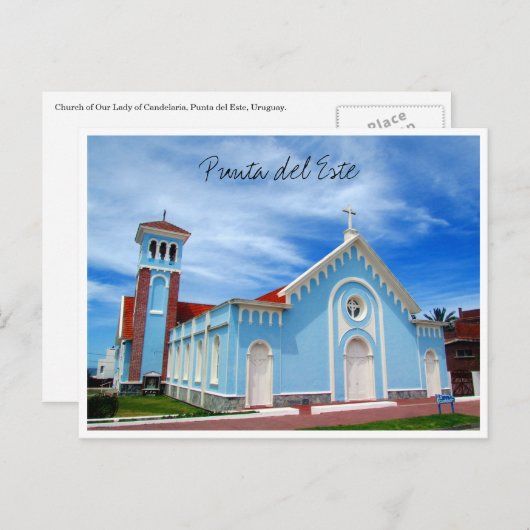 punta blue kerk briefkaart (Voorkant / Achterkant)