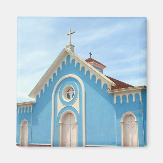punta blue kerk magneet (Voorkant)