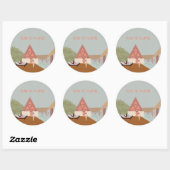 Punta Caliza Holbox, casa de vacaciones, viajar Ronde Sticker (Vel)