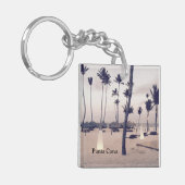 Punta Cana Acrylische Sleutelhanger (dubbelzijdig) (Voorkant Links)