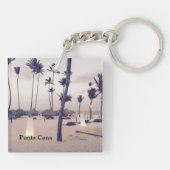 Punta Cana Acrylische Sleutelhanger (dubbelzijdig) (Achterkant)