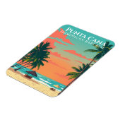 Punta Cana Beach Art Souvenir Dominicaanse Republi Magneet (Linkerzijde)