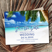Punta Cana Beach Destination Wedding Save The Date