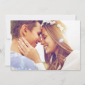 Punta Cana Beach Destination Wedding Save The Date (Achterkant)