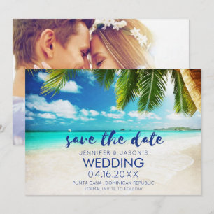 Punta Cana Beach Destination Wedding Save The Date
