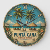 Punta Cana Beach Dominican Republic Grote Klok (Voorkant)