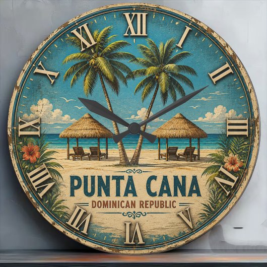Punta Cana Beach Dominican Republic Grote Klok