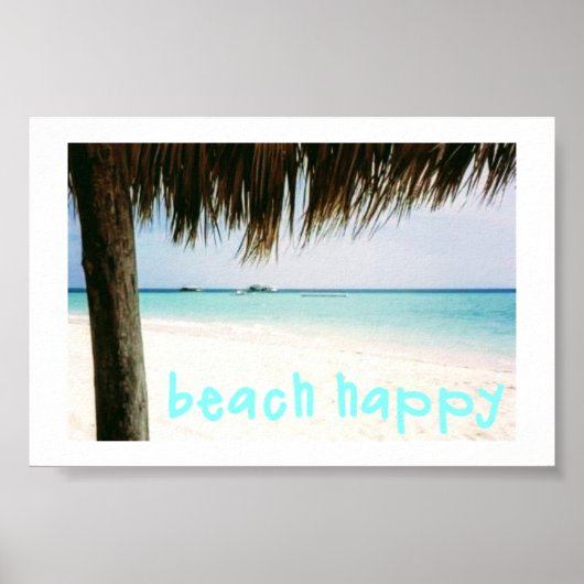 Punta Cana Beach Happy Poster (Voorkant)