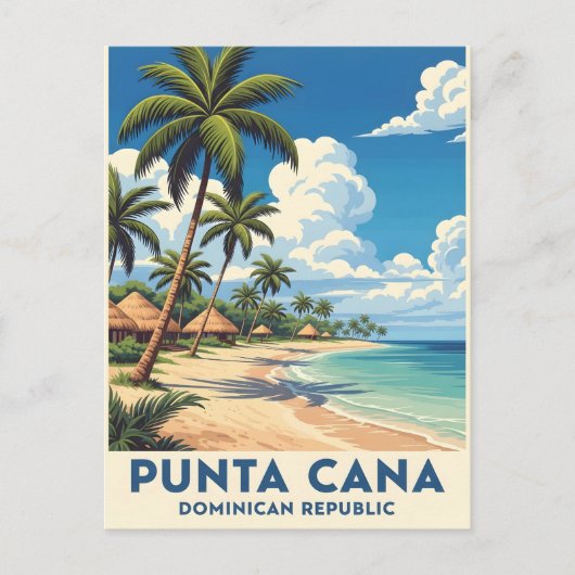 Punta cana beach paradise briefkaart (Voorkant)