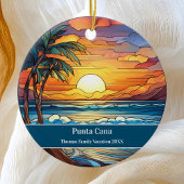 Punta Cana Beach Vakantie Keramisch Ornament