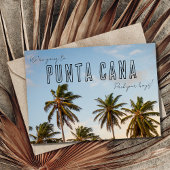 Punta Cana Beach Wedding Save the Date Aankondiging