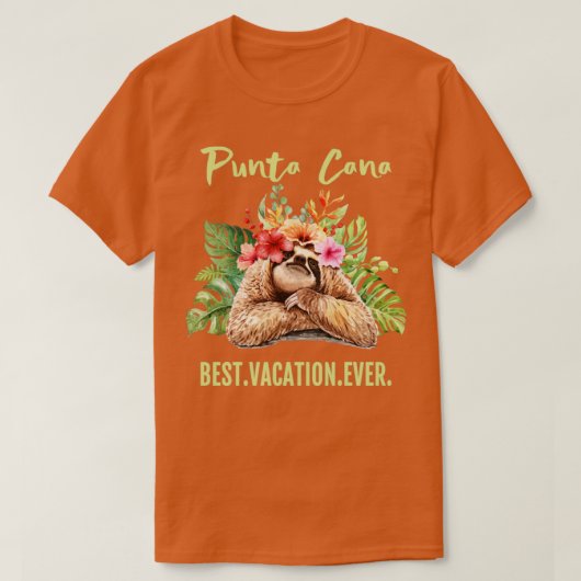Punta Cana Beste Vakantie Ooit Souvenir Cadeau T-shirt (Design voorkant)
