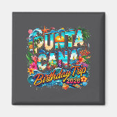 Punta Cana Birthday Trip 2026 Making Memories Magneet (Voorkant)