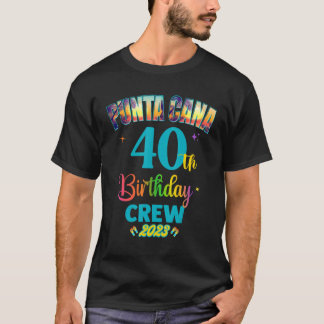 Punta Cana Birthday Trip Matching Crew 1 T-shirt