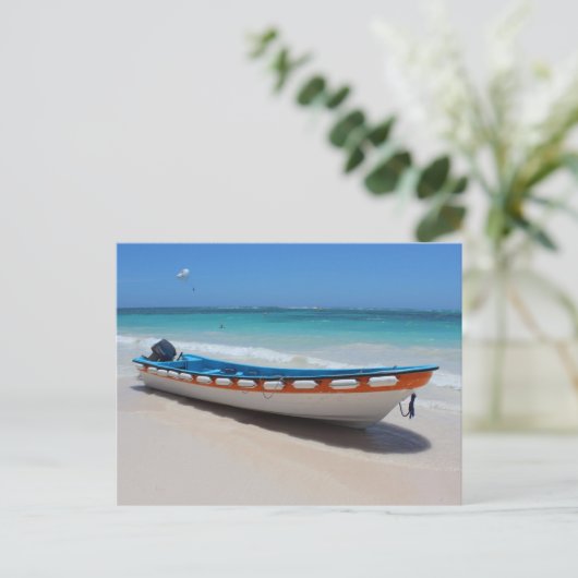 Punta Cana Boat Briefkaart (Staand voorkant)