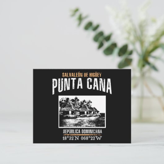 Punta Cana Briefkaart (Staand voorkant)