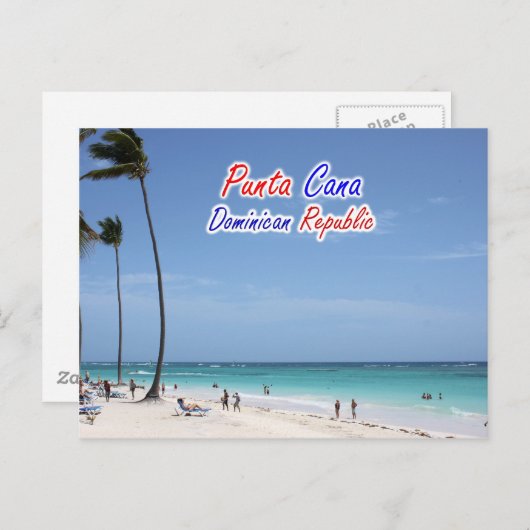 Punta Cana Briefkaart (Voorkant / Achterkant)