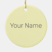 Punta Cana Caribische Dominicaanse Republiek Retro Keramisch Ornament (Achterkant)