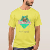 Punta Cana Caribische Dominicaanse Republiek Retro T-shirt (Voorkant)