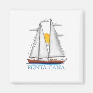 Punta Cana Coastal Nautical Sailing Sailor Magneet