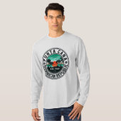 Punta Cana Dominicaanse Palmboom Retro Zonsonderga T-shirt (Voorkant volledig)