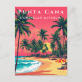  Punta Cana Dominicaanse Republiek Beach Travel Briefkaart (Voorkant)