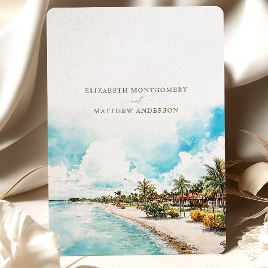 Punta Cana Dominicaanse Republiek Bewaar de datum Kaart