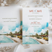 Punta Cana Dominicaanse Republiek Bewaar de datum Kaart