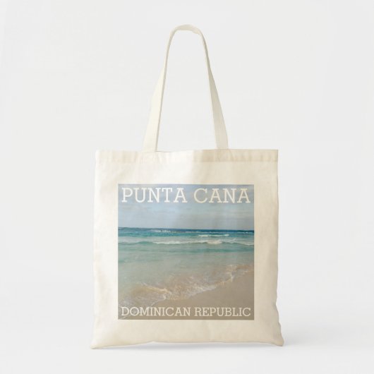 Punta Cana, Dominicaanse Republiek Calm Beach Canv Tote Bag (Voorkant)
