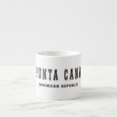 Punta Cana Dominicaanse Republiek Espresso Kop (Voorkant)