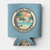 Punta Cana Dominicaanse Republiek Hut Badge Blikjeskoeler (Voorkant)