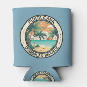 Punta Cana Dominicaanse Republiek Hut Badge Blikjeskoeler (Achterkant)