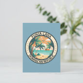 Punta Cana Dominicaanse Republiek Hut Badge Briefkaart (Staand voorkant)