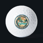 Punta Cana Dominicaanse Republiek Hut Badge Golfballen<br><div class="desc">Punta Cana vector art design. Het gebied Bávaro en Punta Cana vormen samen de zogenaamde La Costa del Coco,  of de Coconut Coast,  een gebied van lavish,  allesomvattende resorts.</div>