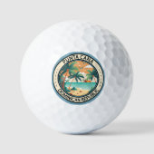 Punta Cana Dominicaanse Republiek Hut Badge Golfballen (Voorkant)
