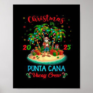 Punta Cana Dominicaanse Republiek Kerst Cruise Rei Poster