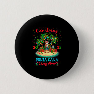 Punta Cana Dominicaanse Republiek Kerst Cruise Rei Ronde Button 5,7 Cm