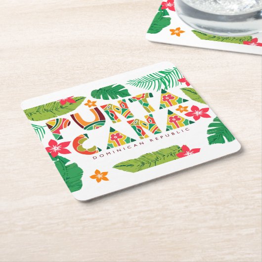Punta Cana Dominicaanse Republiek Onderzetters (Schuin)
