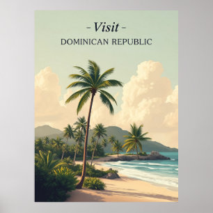 Punta Cana, Dominicaanse Republiek – Oude Reizen Poster